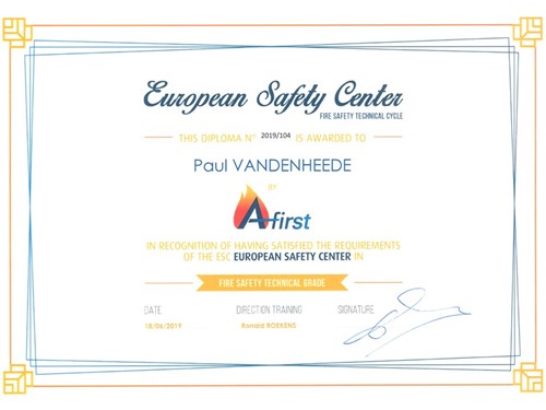 European Safety Center Fire Safety Technical Grade